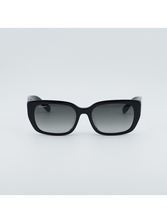 Salvatore Ferragamo SF1094SLB 001 Sunglasses Black Square Frame, Grey Lenses main image 6